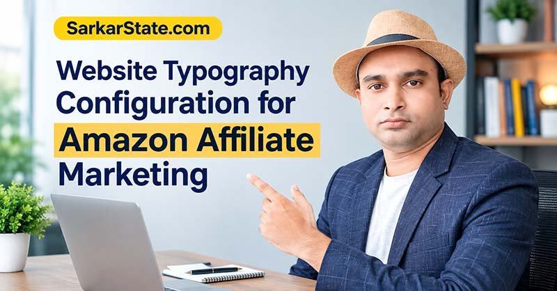 Website Typography Configuration for Amazon Affiliate Marketing